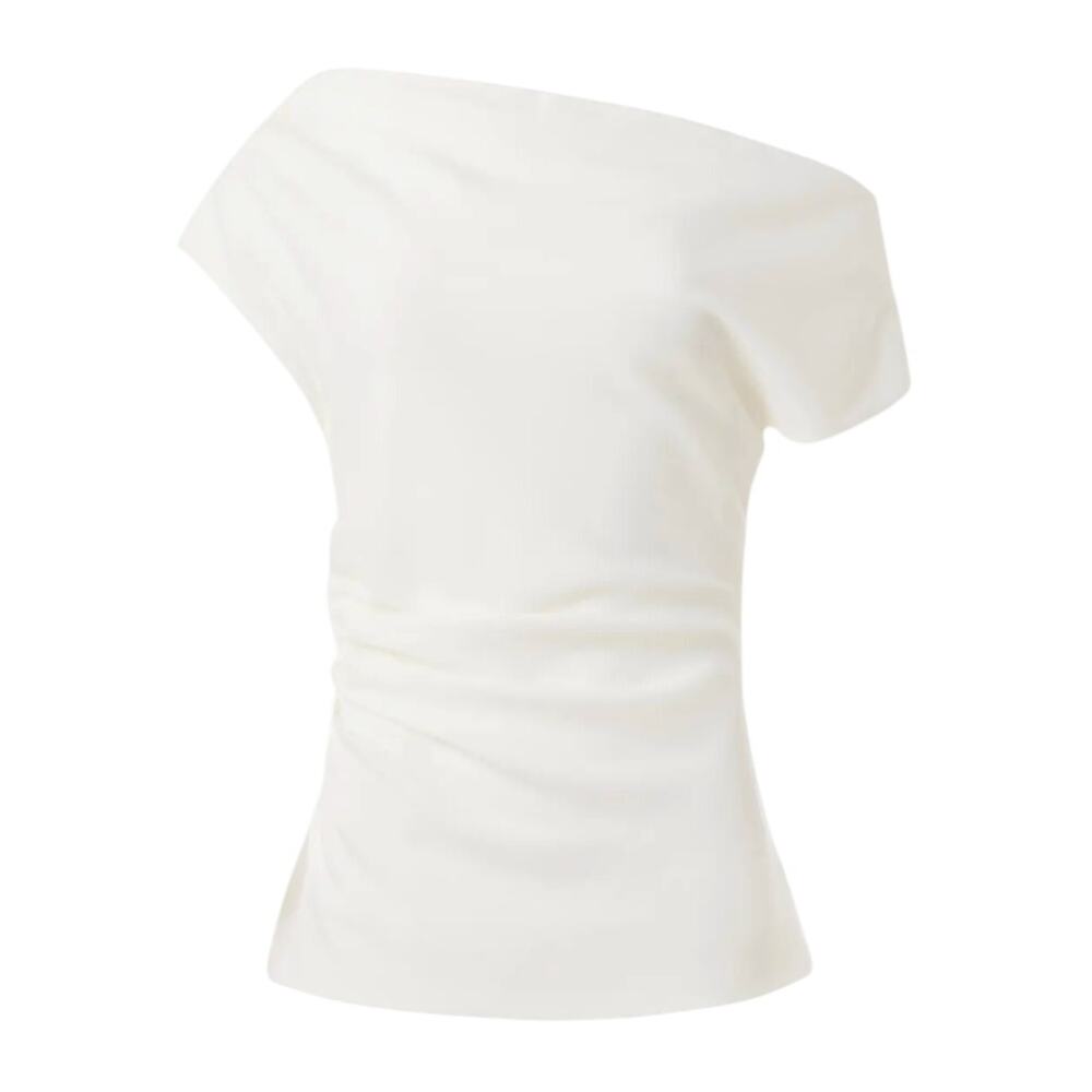 Proenza Schouler Francesca Top In White, Size Us 4